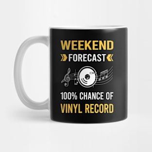 Weekend Forecast Vinyl Record Records Mug